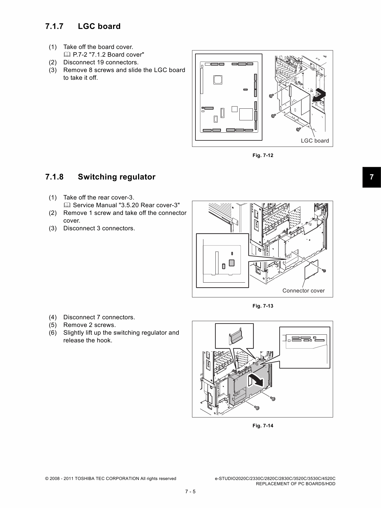 TOSHIBA e-STUDIO 2020c 2320c 2820c 2830c 3520c 3530c 4520c Service Handbook-5